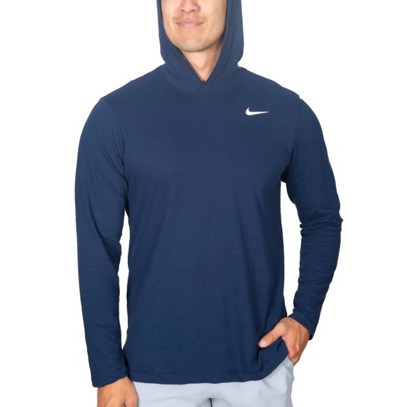 Nike Men's Dri-FIT Long Sleeve Hoodie Tee - Picture 1 of 5